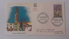 FRANCE PREMIER JOUR FDC YVERT 1153 MAUBEUGE 15F 1958