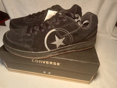 Converse One Star Grant OX Black Canvas Sneakers Skate Size 12 1z109 NEW