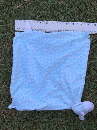 Angel Dear Aqua Blue Giraffe Security Blanket/Lovey - Picture 2 of 2