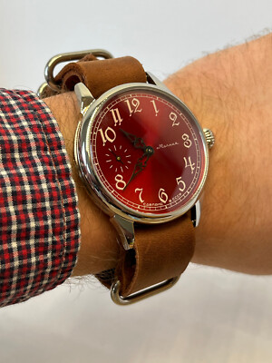 Mariage-Uhr aus Taschenuhr Molnija 3602   Vintage-Uhr, russische Mechanik, UdSSR