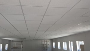 50m2 Suspended Ceiling Kits Including Ceiling Tiles Grid Trim