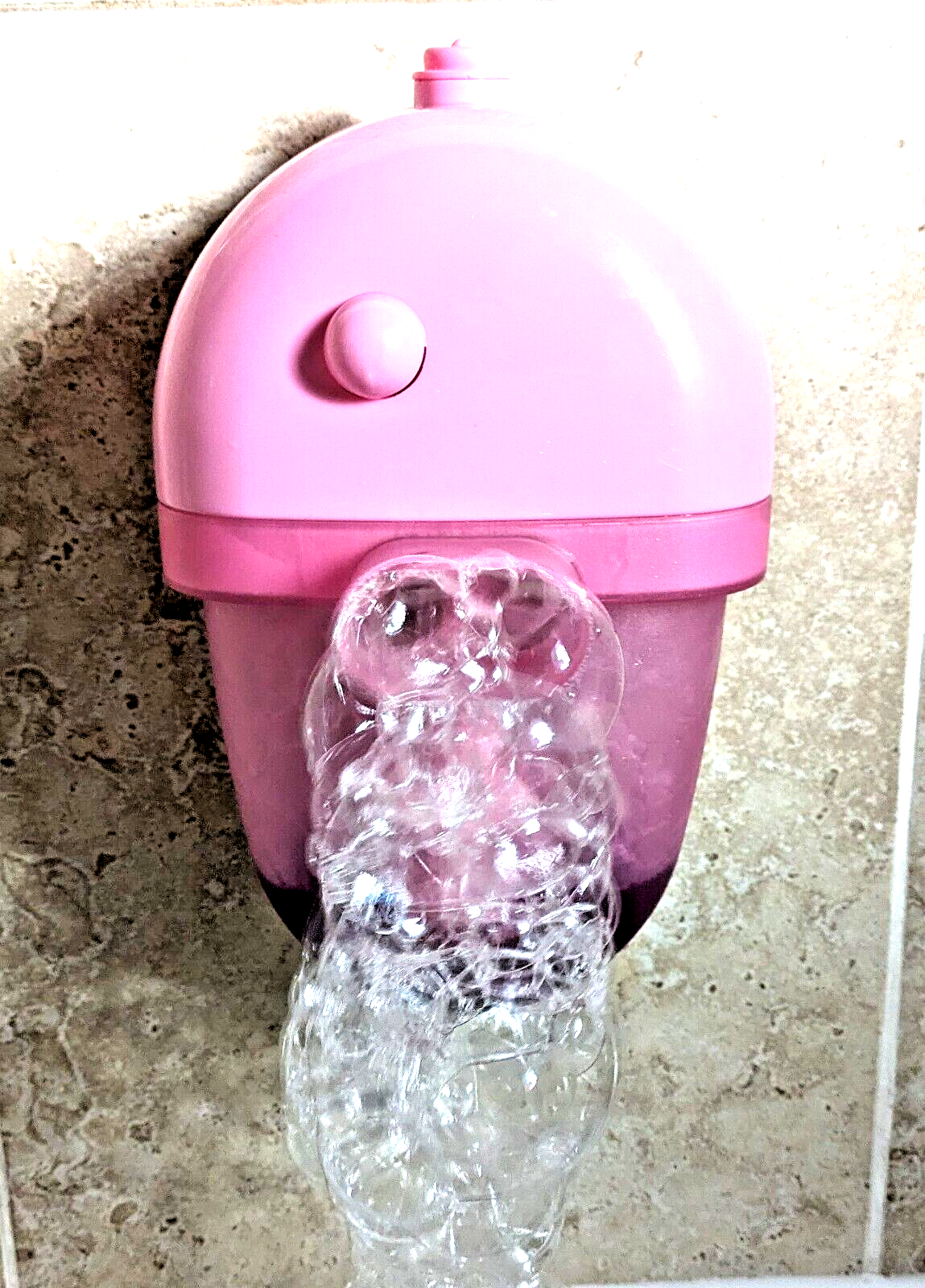 Bubbles For Babes Pink Baby Bath Bubble Machine
