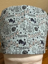 Star Wars Vader reversible Adult Skull/Chemo Surgical Scrub Hat/Cap Handmade