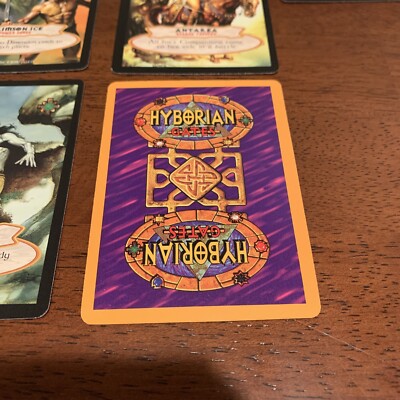hyborian gates rare cards Hyborian Gates CCG Lot Of 14 Cards Unplayed TCG Cardz 1996