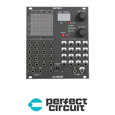 Alyseum Matrix II Signal Router Modular EURORACK - NEW - PERFECT CIRCUIT
