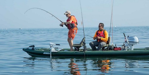 Sea Eagle FSK16 2-Person Swivel Seat Pkg Fish Skiff Inflatable Boat - Picture 4 of 10