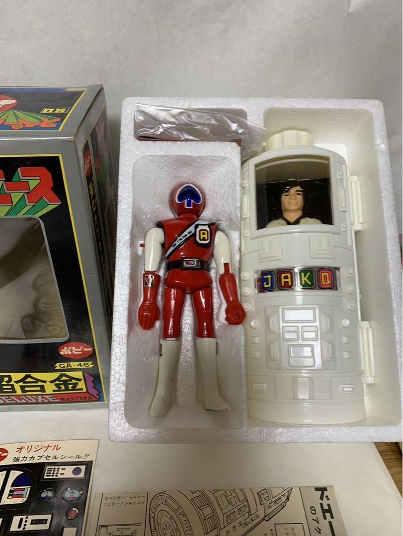 Popy GA-46 Chogokin Figure dead stock J.A.Q Dengekitai Spade
