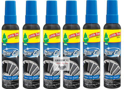 Little Trees Car Air Freshener Spray New Car Scent 1-6 Pack SELECT YOUR PACK