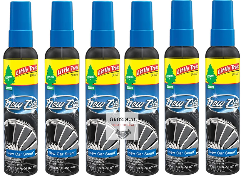 Little Trees Car Air Freshener Spray New Car Scent 1-6 Pack SELECT YOUR PACK