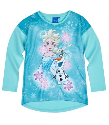Disney Frozen Eiskönigin Langarmshirt Pullover Elsa Gr.  128 NEU