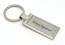 "Ronny" Engraved Metal Keychain Incl. Engraving
