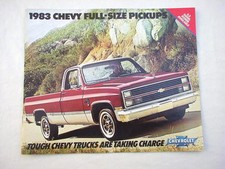 1983 Chevy Full Size Pick-Ups showroom sales ...