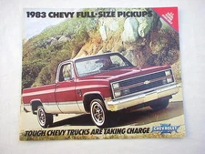 1983 Chevy Full Size Pick-Ups showroom sales brochure GM original MINT!
