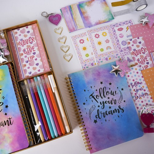 DIY Journal Set Scrapbooking Journaling Arts Craft Kits Decor Toy Desirable Gift - Picture 42 of 43