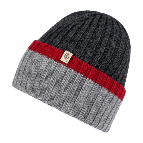 Gorro de punto Roeckl Stripes & Rips gorro hombre gorro de invierno mezcla de lana - Imagen 2 de 3