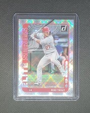2021 Donruss Baseball Mike Trout #ES2 Elite Series Diamond Los Angeles Angels