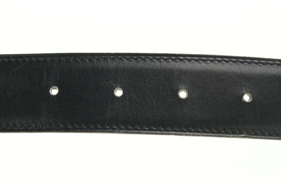 Hermès Black x Silver Reversible Cadena H Belt Kit Hermès Black x Silver Reversible Cadena H Belt Kit 863her49  main image 3