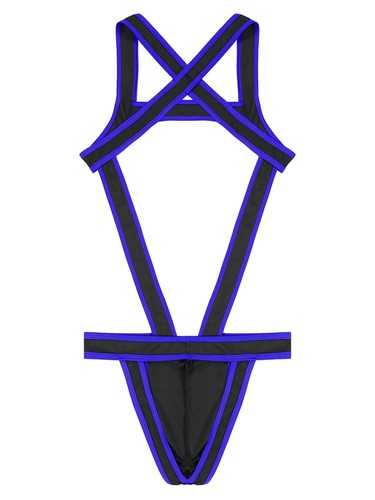 Herren Einteiler Jockstrap Turnanzug Bulge Pouch Jumpsuits Wrestling Singlet - Bild 21 von 134
