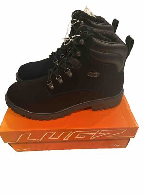 Lugz Mens Black Scaffold Slip Resistant MSCAFOLD-001 Size 13M New in Box