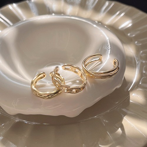 Free shipping 1 set of light luxury zircon heart ring with versatile temperament - Picture 31 of 61