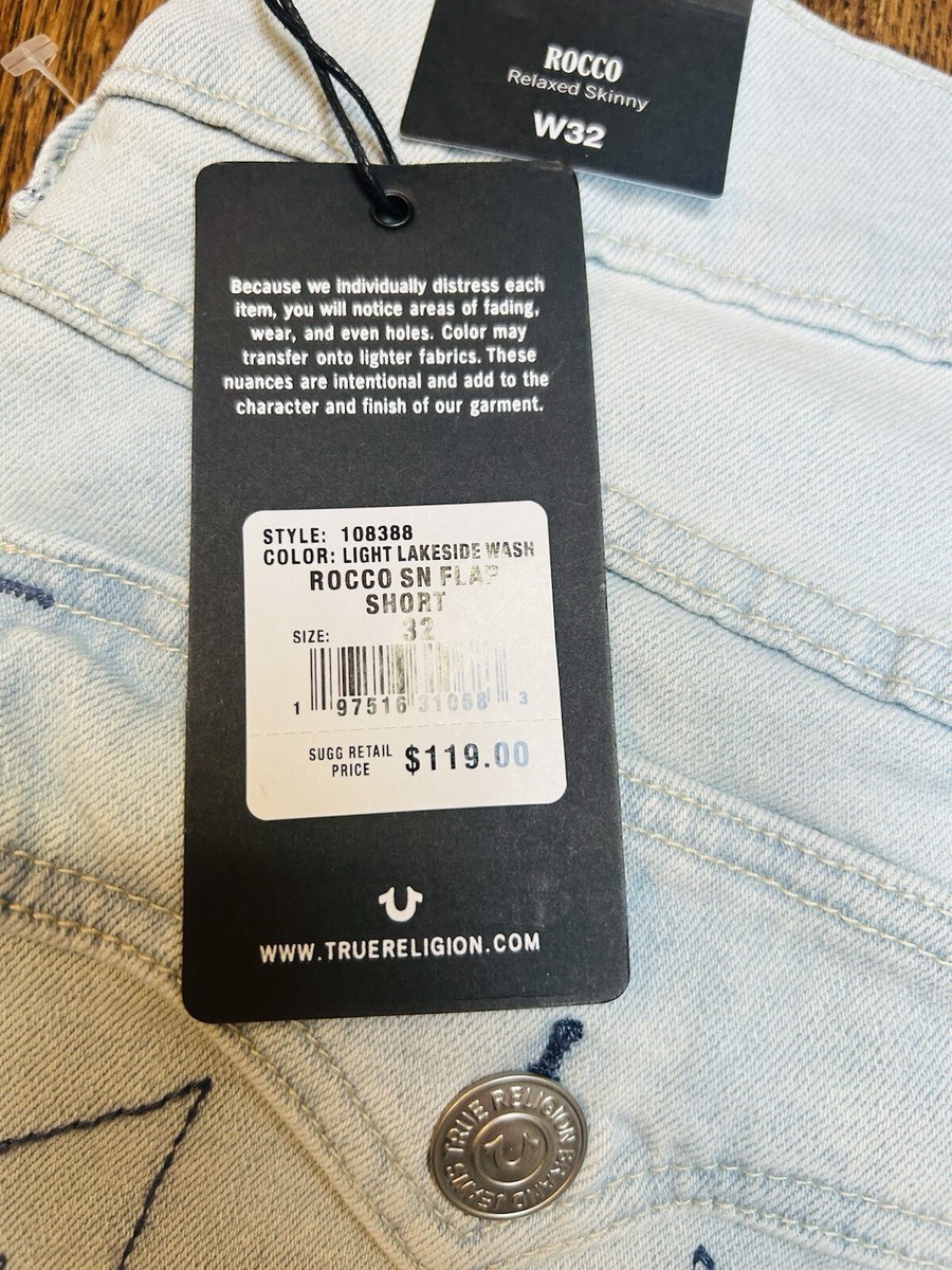 専用3 $119 True Religion Men's Rocco Relaxed Skinny Flap Super T Jeans