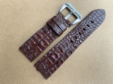 26m 24mm 22mm 21mm 20mm 19mm 18mm Brown alli../  Leather Watch Strap Band