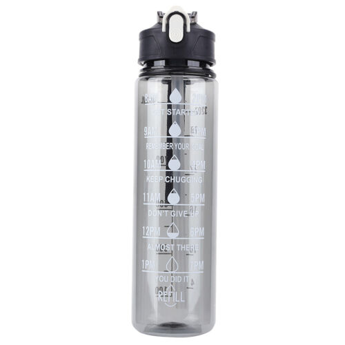 600-1000 ml Gym Fitness Krug motivierende Trinkflasche für Jungen und Mädchen - Bild 17 von 131