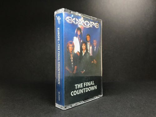 Europe THE FINAL COUNTDOWN Cassette 40-26808 **UK 1ST ISSUE 1986** PAPER LABELS - Picture 2 of 9