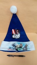 Star Wars Merry Christmas Blue Stocking Hat with YODA, R2D2, C3PO