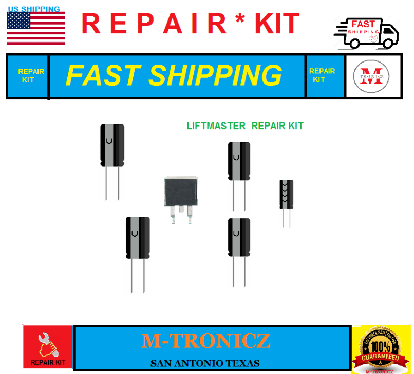 Repair Kit For LiftMaster Logic Board 50ACCLIBMC 014D1574C