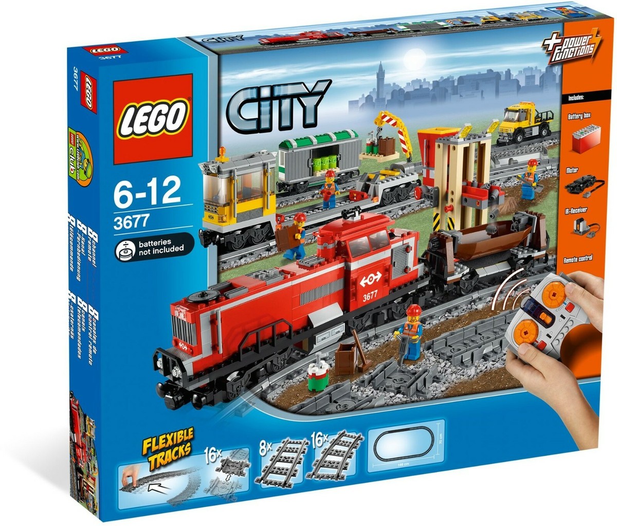Lego 3677 - Red Freight Train | eBay