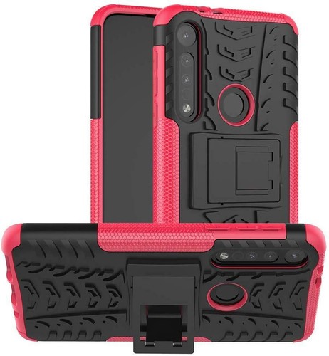 For Motorola One Macro, XT2016 Armour Shockproof Phone Case Cover + Screen Glass - Picture 14 of 17