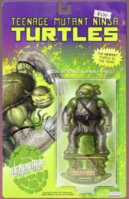 TEENAGE MUTANT NINJA TURTLES #98 Jennika Action Figure Variant Cover LTD to 800