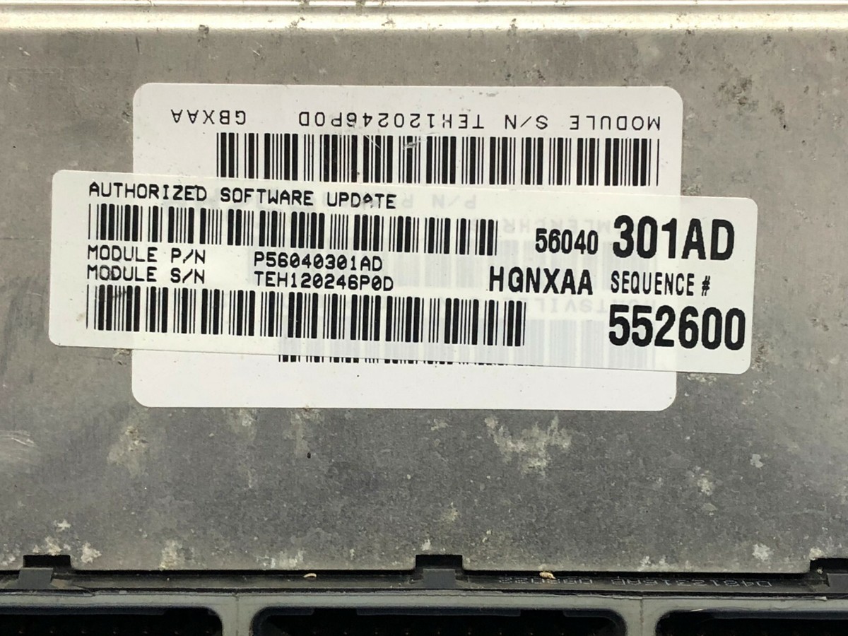 REFLASHED VIN PLUG & PLAY 02 DODGE DAKOTA 3.9 MT PCM ECM ECU