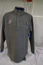 UNIVERSITY of KANSAS Columbia Men's Collegiate PFG Harborside Fleece Jacket XL 