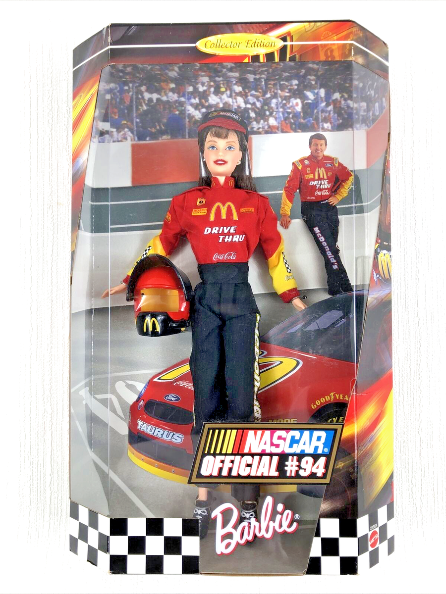 Official NASCAR #94 Barbie With McDonalds As Sponsor
