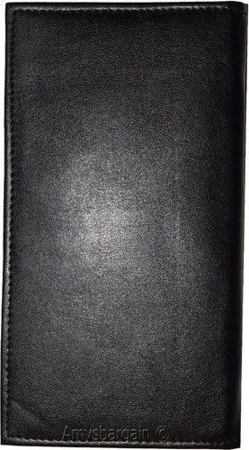 Cartera Chequera Cuero Chequera Cubierta. Cartera de tarjeta de crédito con cremallera BN - Imagen 2 de 12