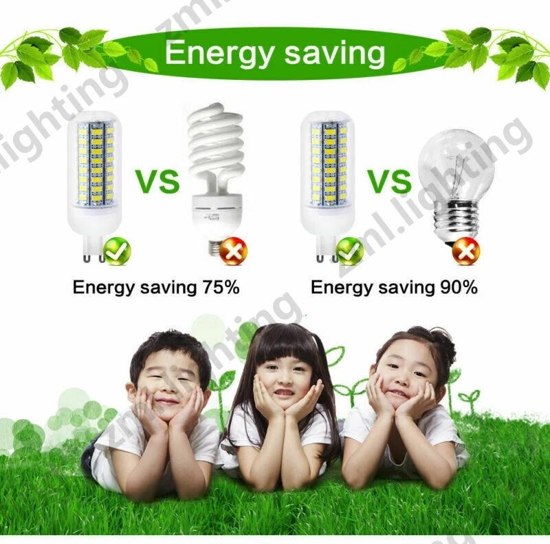 LED Corn Bulb E27 E14 B22 G9 7W 12W 15W 20W 25W SMD Globe Lamp Spot Light 240V - Image 2 of 4