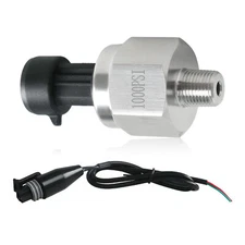 1/8" NPT 5V Stainless Steel Pressure Transducer Sender Sensor for Oil Fuel Air