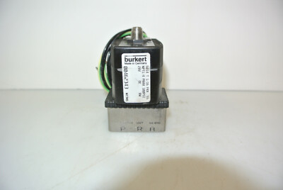 BURKERT 6014 T SOLENOID VALVE 1/16 FKM SS NPT 1/4'' PMAX 100PSI 24V DC 8W NEW