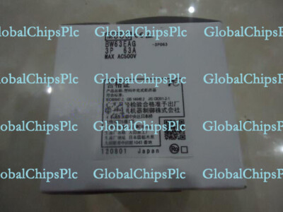 1Pcs New Fuji BW63EAG 3P 63A Circuit breaker