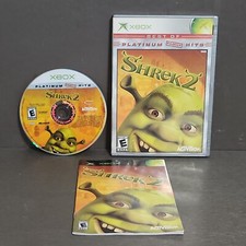 Shrek 2 XBOX Game CIB Platinum Hits