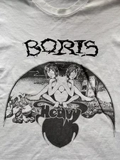Boris Band Heavy White T Shirt FULL Size S-5XL