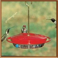 ASPECTS #153 HUMMZINGER MINI HUMMINGBIRD FEEDER 8 oz BUILT IN ANT MOAT FREE SHIP