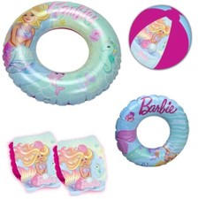 Barbie Schwimmring Schwimmflügel Schwimmhilfen Schwimmreifen Wasserball 3-6 J.