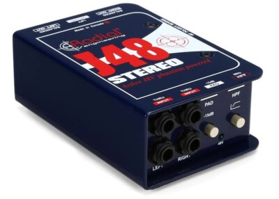Radial J48 Stereo 2-channel Active Direct Box (open box)