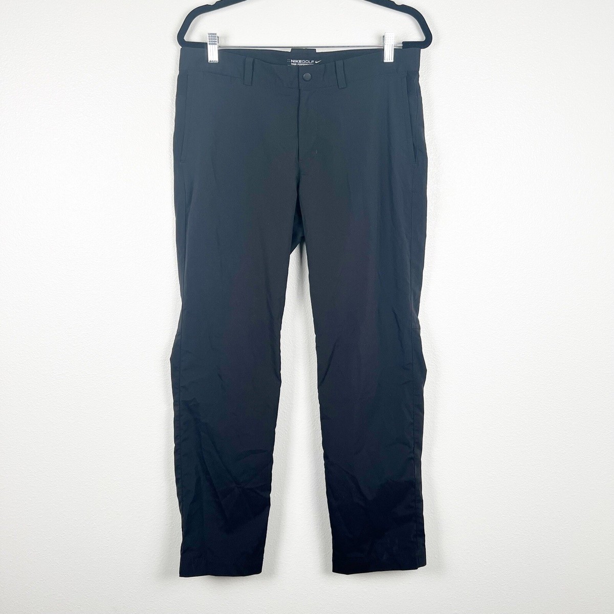Nike Dri-FIT ゴルフパンツ 32 X 32 黒 Nike Dri-FIT UV Men's Standard Fit Golf Chino Pants 30 X 32