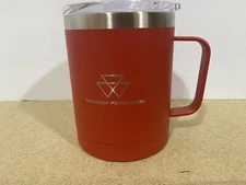 Massey Ferguson Red 12oz Stainless Steel Mug With Removeable Lid
