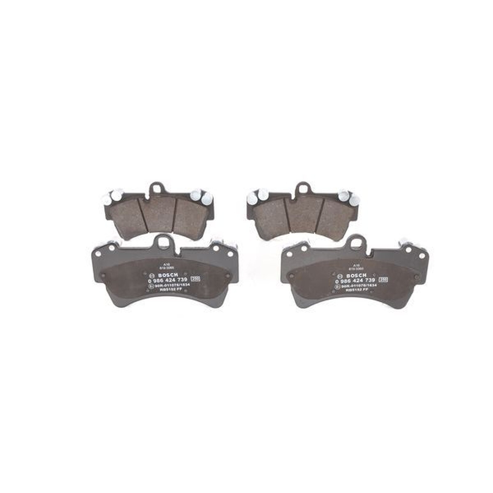 Brake Pads Set fits VW TOUAREG 7L 3.0D Front 06 to 10 Bosch 4L0698151A Quality - Image 21