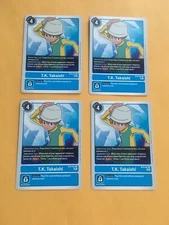 4x T.K. Takaishi BT8-087 U (Playset) Digimon CCG | New Awakening Near Mint
